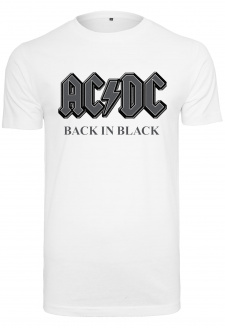 ACDC zpět v černém tričku bílé