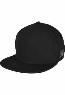 C&S Plain Snapback Cap černá
